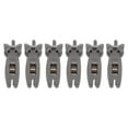 thumbnail image 4 of 6Pcs Cat Snack Clips Anti Slip Strips Handle Metal Spring Firm Grip Food Bag Snack Clip For Clothing Documents, 4 of 8