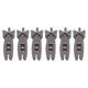 thumbnail image 3 of clips para refrigerios para gatos, tiras antideslizantes, mango de resorte de metal, agarre firme, bolsa de alimentos, clip para refrigerios para documentos de ropa, color gris, 3 of 5