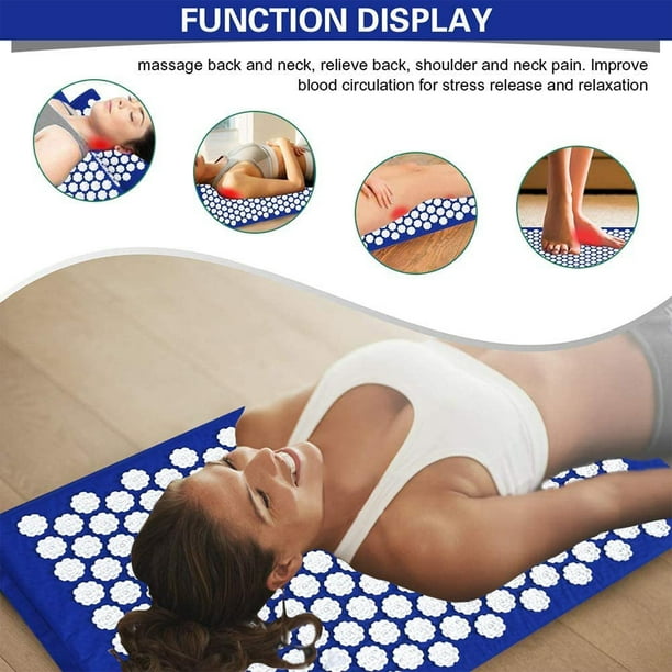 Bed of Nails Original Acupressure Mat for Back Body Pain Treatment