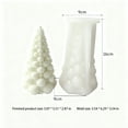 thumbnail image 2 of JDH Christmas Mold 3D Christmas Tree Silicone Aromatherapy Candle Mold for Candle Making, Xmas Pine Tree Silicone Soap Molds DIY Cake Decorating Candle Making Supplies, 2 of 9