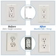 thumbnail image 6 of Triani 10Pcs Wall Plate Spacer for Outlets Flush Fit Device Leveling Plates Wall Plate Spacers Receptacle Spacers Shims Leveler for Electrical Box Switch Outlets, 6 of 7