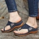 thumbnail image 2 of Amzcrzy Zapatos de mujer,Zapatos de mujer,Zapatillas de mujer, Pantuflas de cuña informales de verano para mujer, con punta redonda, flores y tacón medio, talla grande Sandalias Mujer Zapatillas De C, 2 of 6