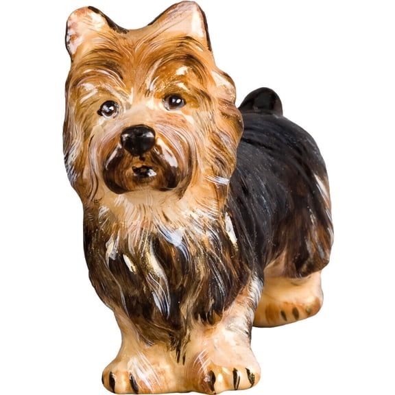 Australian Terrier Dog Polish Glass Christmas Ornament Made in Poland Decoration