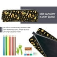thumbnail image 5 of Naloa glod Skull snake bird Leather Pencil Case, Makeup Pouch, Zipper Pouch for Daily Essentials, Storage Organizer, Cosmetics and Stationary Bag, 5 of 7