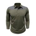 thumbnail image 5 of LONKITO Mens Polo Shirts Long Sleeve Lapel Button Pullover Shirts for Casual Business Work, 5 of 7