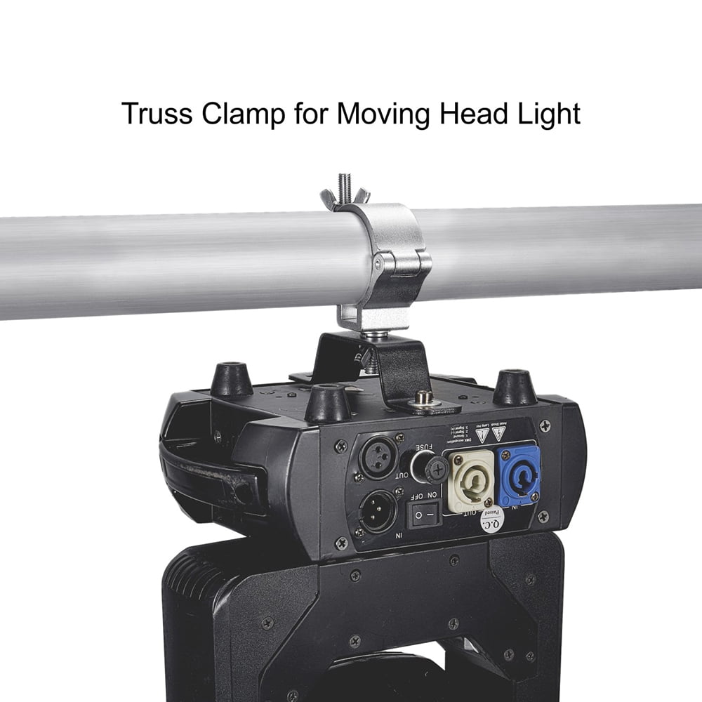 2 Inch Truss O Clamps, 10 Pack Olaalite Aluminum Stage Light Clamps for Truss, Heavy Duty 220LB LED Par Light Moving Head Lighting clamps, Fit for 48-52mm OD Pipe