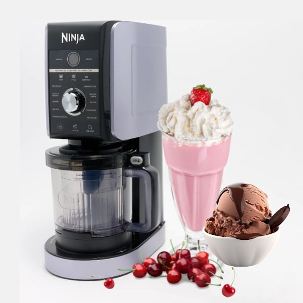 Jドリーム 11 Deluxe 11-in-1 Ice Cream & Frozen Treat Maker, XL,Silver