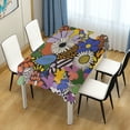 thumbnail image 4 of Yayeee Tablecloths 54" x 72" Rectangle Wrinkle Resistant Party Table Cover, Blue Floral, 4 of 8