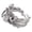 Black, variant on Unique Thorn Ring Adjustable Sizing Nickel Plated Alloy Gift Jewelry