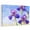 Purple, variant on Blue White Tones Canvas Wall Art 10" x 8" Modern Abstract Oil Painting Texture Frame Picture Prints, Ready to Hang Waterproof Artwork Decor for Bathroom, Kitchen Small Wall Spaces