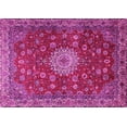 thumbnail image 1 of Ahgly Company Indoor Rectangle Medallion Pink Traditional Area Rugs, 8' x 12', 1 of 4