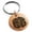 Rose, variant on Stainless Steel Letter G Initial 3D Cube Box Monogram Engraved Small Medallion Circle Charm Keychain Keyring