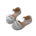 thumbnail image 5 of hengsof Spring Summer Sweet Comfortable Flat Leather Shoes for Girls Sparkling Crystal Dress Shoes Suitable for Weddings Parties, 5 of 9