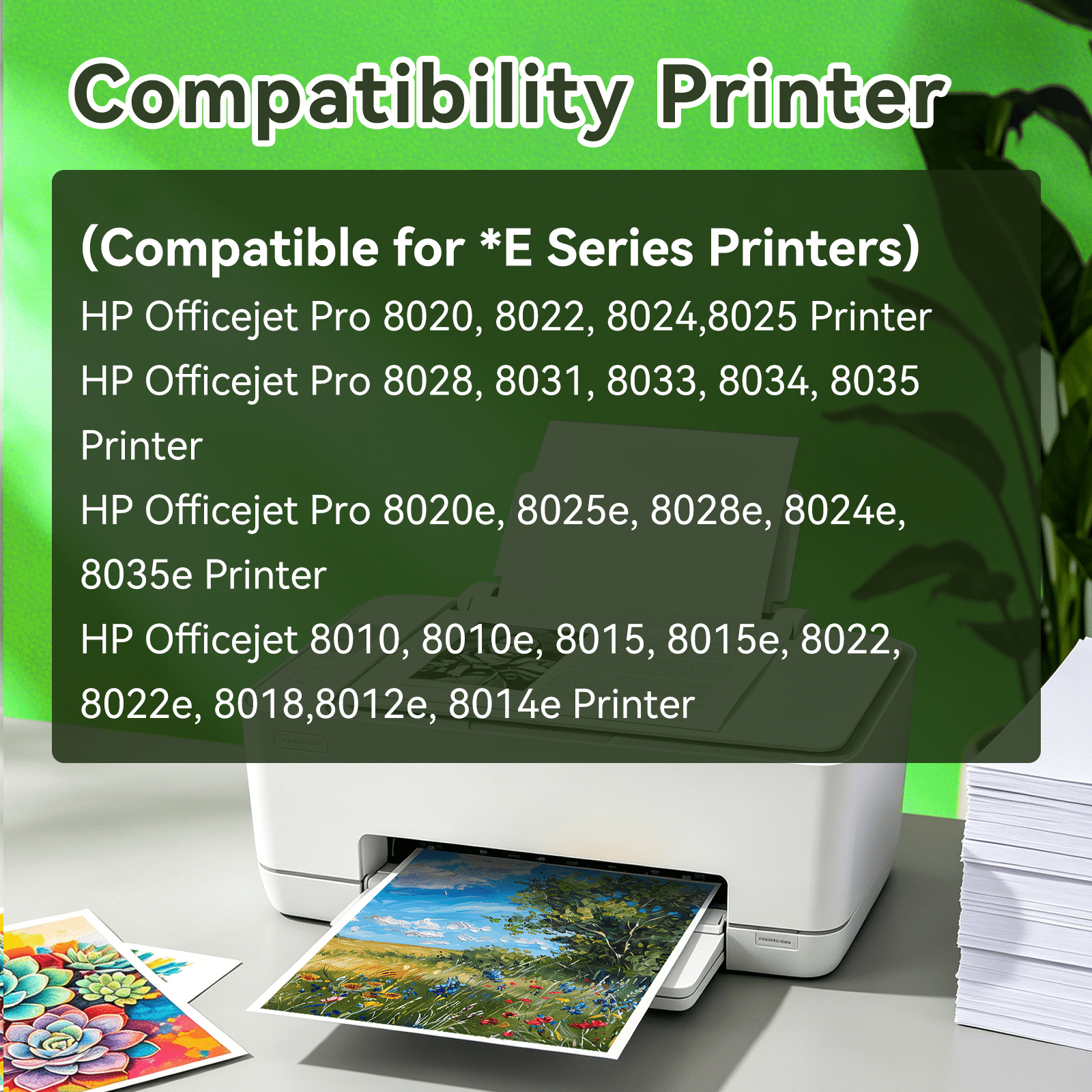 Printer Ink 910 Compatible for HP 910 Ink Cartridge for HP 910 (Black Cyan Magenta Yellow, 4 Pack)