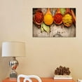 thumbnail image 3 of Kitchen Canvas Wall Art Couful Spice in Spoon Vintage Picture Dining Room Canvas Painting for Home Wall Decor, Spices Framed Artwork for Kitchen Restaurant Wall Decoration Ready to Hang (12"Hx18"W), 3 of 6