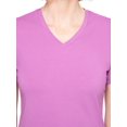 thumbnail image 3 of Insect Shield Women's UPF Dri-Balance Short Sleeve V-Neck T-Shirt, Blackberry, Large, 3 of 3