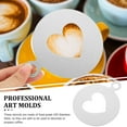 thumbnail image 3 of Heart Shaped Coffee Stencils for Latte Art and Template, 3 of 6