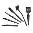 thumbnail image 3 of 6-in-1 Nylon Anti Static Brushes Portable Plastic Handle Computer Keyboard Cleaning Brush Kit, 3 of 9