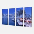 thumbnail image 2 of Cabanes de Pêcheurs en Hiver - Art Mural Moderne sur Toile, 2 of 3