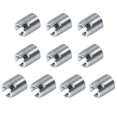 thumbnail image 1 of Unique Bargains M3 M5x6mm Threaded Inserts Carbon Steel Nickel Plated Silver 40 Pack, 1 of 5
