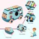thumbnail image 4 of Xilófono de juguete 3 en 1 con música, luces y sonidos para arrastrar. Tambor musical para niños. Bloques de construcción Happy Bus para niños. Juguetes educativos para el desarrollo temprano., 4 of 8