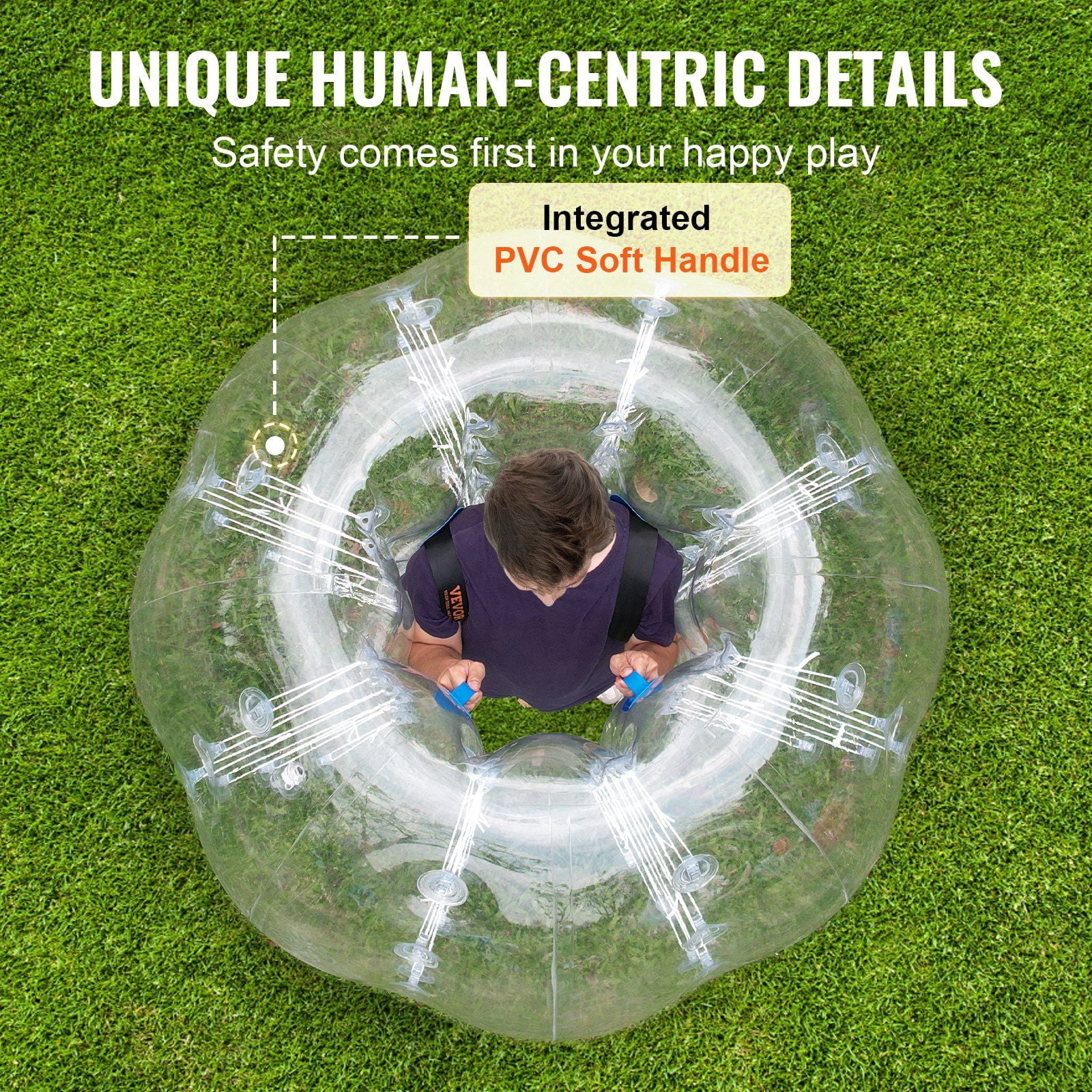 Sumo Zorb Ball 1.5M - Durable Inflatable Bumper Bopper Toy for Outdoor Play, Team Gaming, Garden & Park Activities