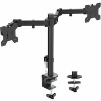 VIVO Full Motion Dual VESA Monitor Desk Mount Double Arm Joint Screens up to 34"