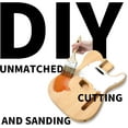 thumbnail image 6 of ZHOUB DIY Electric Guitar Kit, 6-String, Mahogany Body, Full Equipment for Build Your Own Guitar, 6 of 14