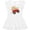 AA-White, variant on Inktastic Happy Thanksgiving Monster Truck with Turkey and Food Girls Toddler Dress