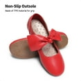 thumbnail image 4 of DREAM PAIRS Girls Mary Jane Dress Shoes Front Bow Ballerina Flats for Wedding, Party, Christmas, 4 of 6