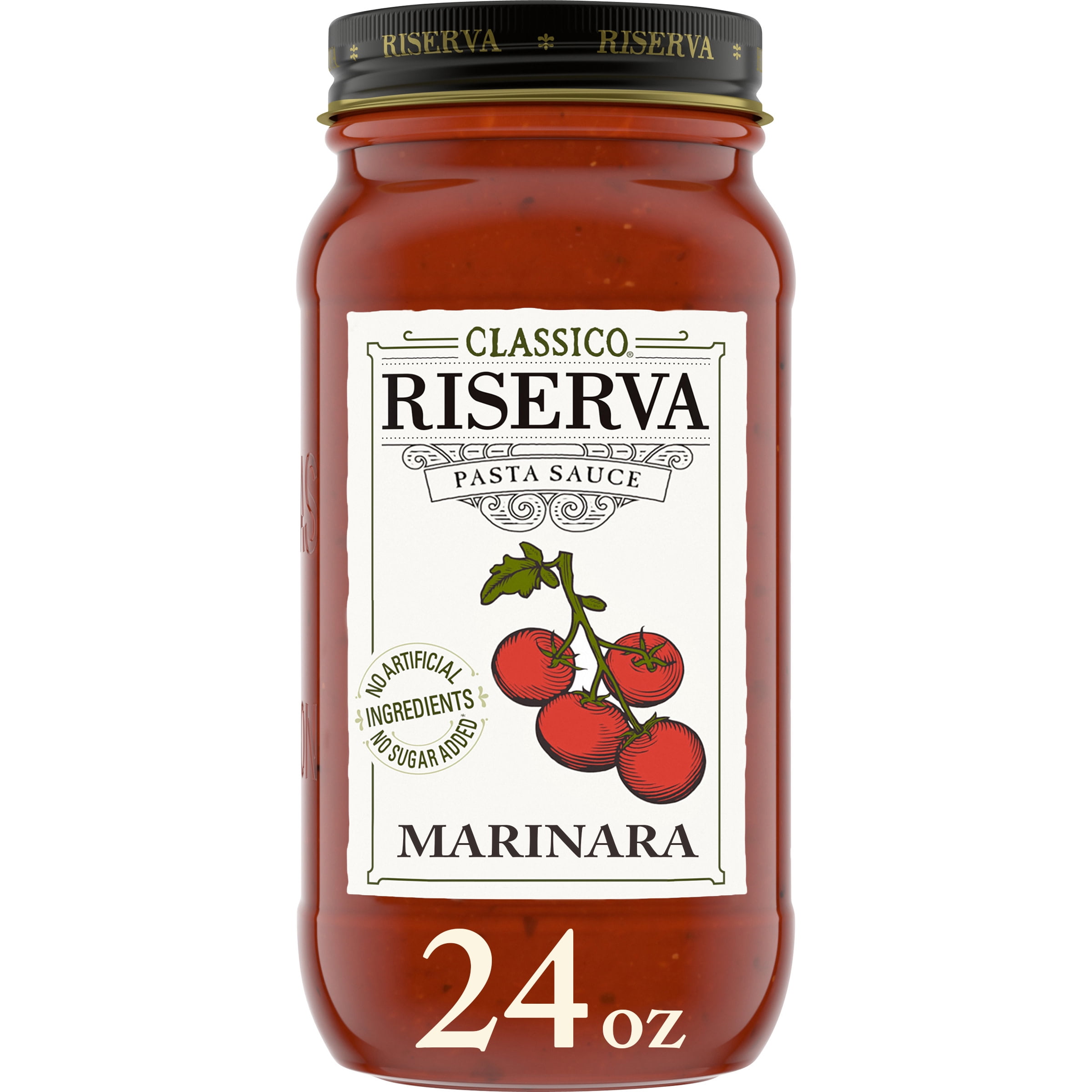 Classico Riserva Vine Ripened Tomato Marinara Pasta Sauce 24 Oz Jar Walmart Com