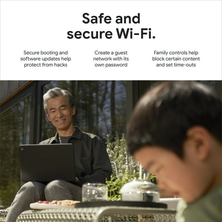 Google - Nest Wifi Pro 6e AXE5400 Mesh Router (2-pack) - Snow