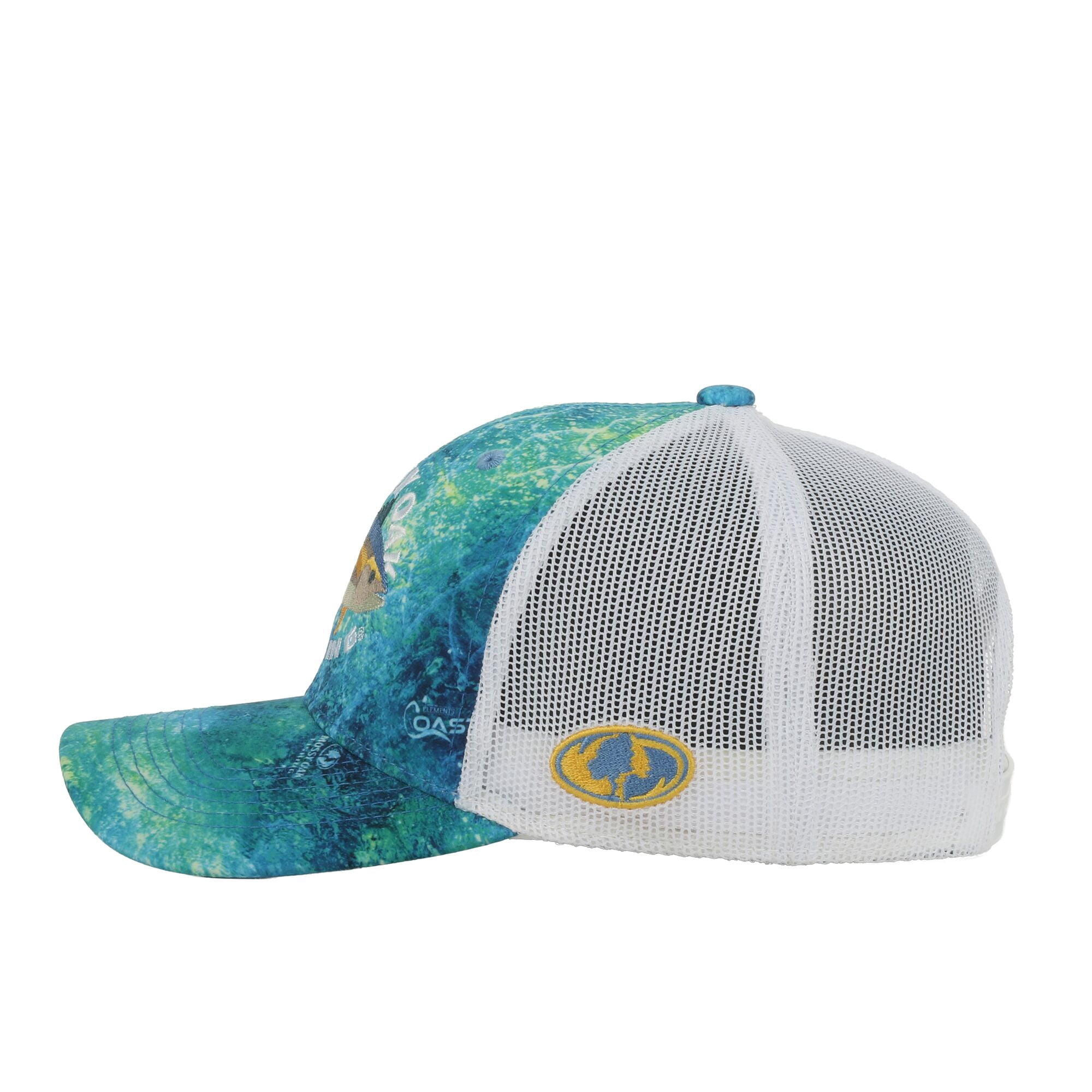 Mossy Oak® Fishing Coastal Inshore Mesh Cap – Mid Profile Snapback, One Size