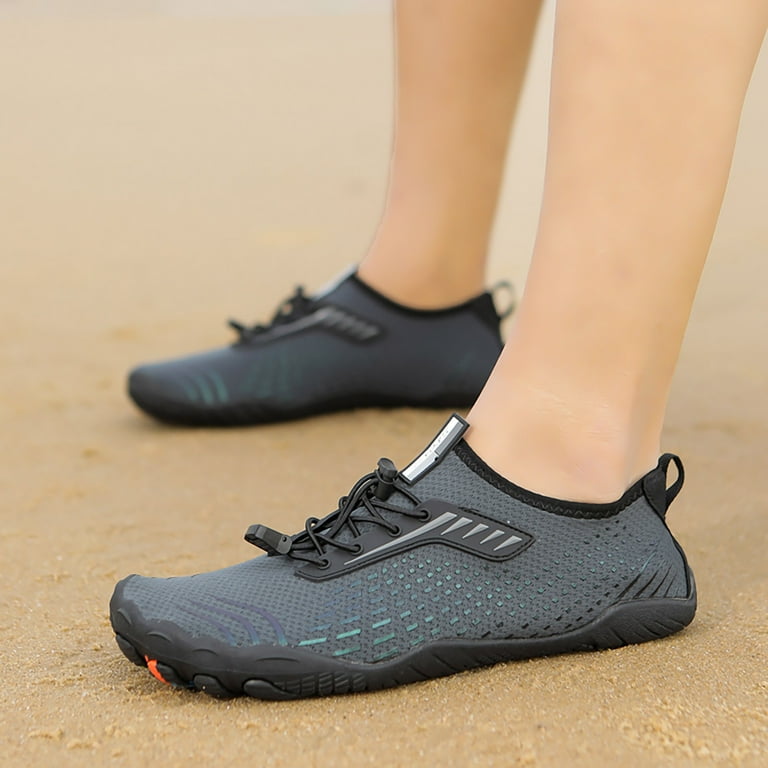 PMUYBHF Mens Casual Sneakers Mens Tennis Shoes Size 12 Outdoor Couple Men Waterproof Mountaineering Casual Sport Shoes Buckle Strap Beach Running