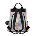 thumbnail image 2 of FORMRS Women's Travel Backpack Purse Anti-Theft Hidden Pockets Casual Shoulder Bag, Elegant Marble Pattern, 2 of 7