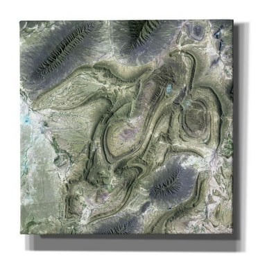Epic Graffiti 'Earth as Art: Coahuila ' Canvas Wall Art, 37"x37"