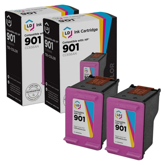 LD Products Compatible Replacement for HP 901 / C656AN Color Ink Cartridge