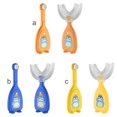 thumbnail image 3 of Cepillo de dientes Portátil Portátil 360 Grado en forma de U Silicone Cepillo de Dientes con Handle Hogar Herramientas Elenxs CE011409-03, 3 of 7