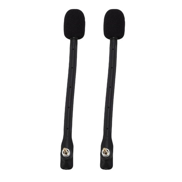 2 Pcs Remplacement de Micro pour A40 pour A40 TR Casque de Jeu, Microphone de Jeu Détachable 3.5mm à Réduction de Bruit