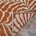 thumbnail image 3 of Couristan Castille Fiore 8'1" x 11'2" Terra and Cotta Outdoor Rug, 3 of 10