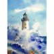 thumbnail image 1 of Diamond Painting (DE2295) Faro cuadrado y olas Craft Home Decor (A2966) 30x40cm Hugtrwg Para estrenar, 1 of 1