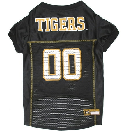 Missouri Tigers Dog Jersey - Pets First College Missouri Tigers Collegiate Dog Jersey, Available in Various Sizes