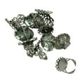 thumbnail image 1 of Anillos de Filigrana Retro Jinwen Ajustable Blanco 25 x 18 mm, 1 of 7