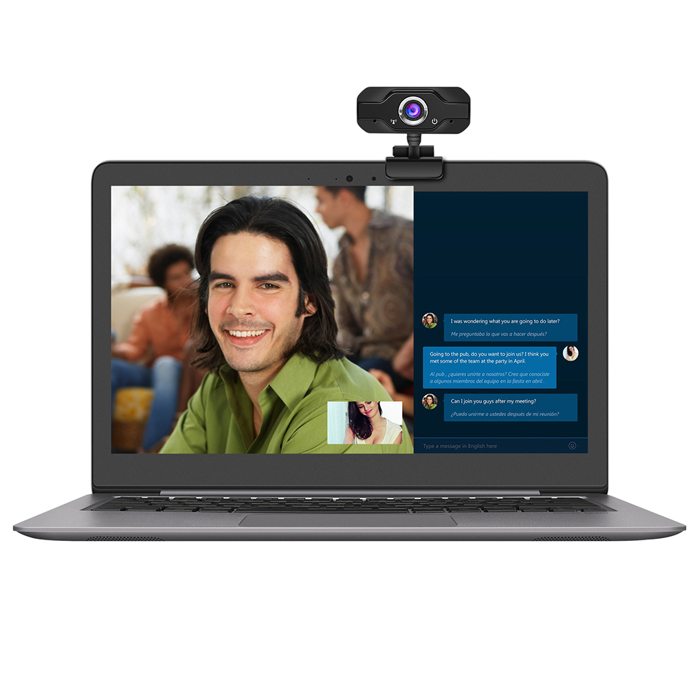 HD Webcam Desktop Laptop USB Web Camera 720P Web Cam CMOS Sensor with Built-in Microphone for Video Calling - image 5 of 9