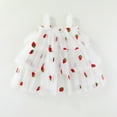 thumbnail image 2 of JCCXIN Toddler Kid Girls Dresses Tulle Sleeveless Strapless Tiered Tutu Ball Gown Dance Princess Birthday Wedding Crew Neck Sweet Party Sundress,White,18-24 Months, 2 of 7