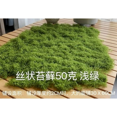 1 Pack Fake Moss Realistic Artificial Moss For Crafts Fish Tanks And Landscape Projects Simulation Moss Bonsai Pot Decorative Fake Moss Terrarium Decor
