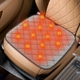 thumbnail image 4 of Eolstice Heated Vehicle Seat Cushion Warmer, USB Car Back Heating Pad, Ventilated Function Portable Winter Driving Comfort Accessory, 4 of 5