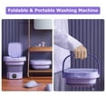 thumbnail image 3 of Foldable Mini Washing Machine – Portable Electric Washer with Drain Basket, 3 of 5