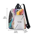 thumbnail image 3 of FORMRS Women's Travel Backpack Purse Anti-Theft Hidden Pockets Casual Shoulder Bag, Colorful Black, 3 of 7