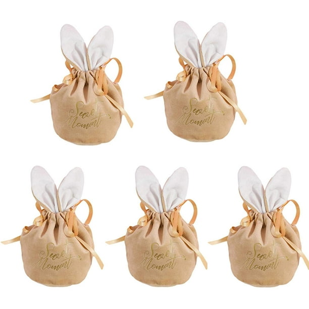 Petits Sacs Emballage Pâques Oreilles de lapin chocolats de Pâques